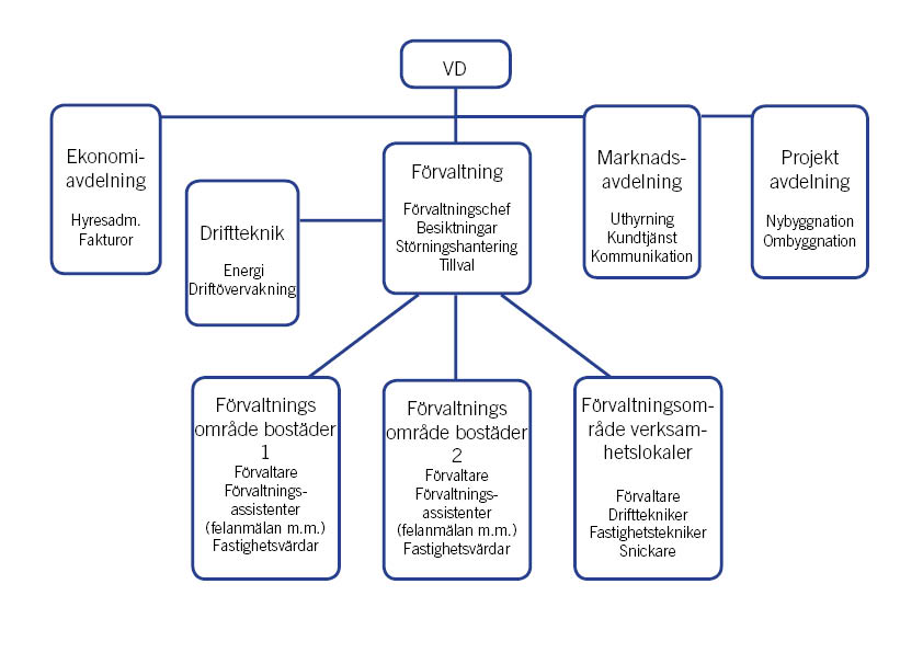 Organisationsschema översiktligt